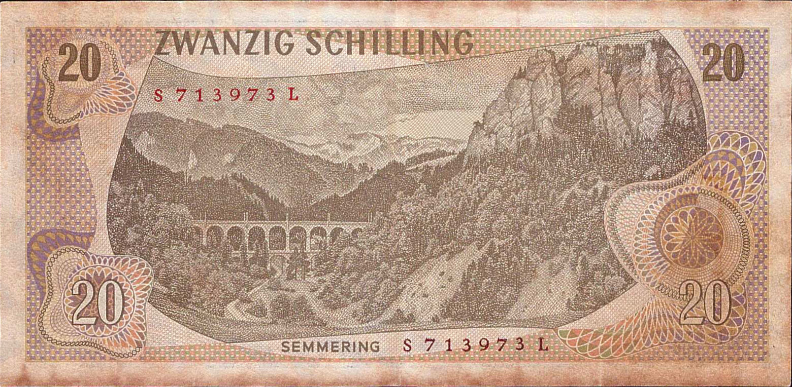 Austria 20 1967 VF P-142/a